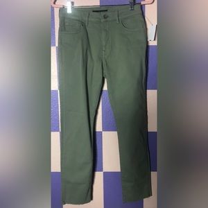 NWT Mavi Midrise Straight Leg Cropped Jeans in a Fresh Green - Size 27 / 4
